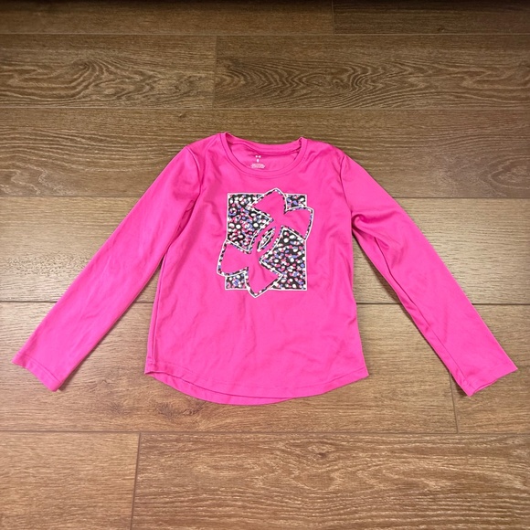 Under Armour Girls Outfit Set Long Sleeve, Pants, 6, Back to School, Athletic - Picture 2 of 16